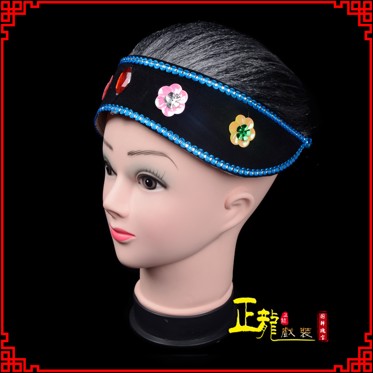 麻江老旦媒婆穷老太婆假发套 老旦头套