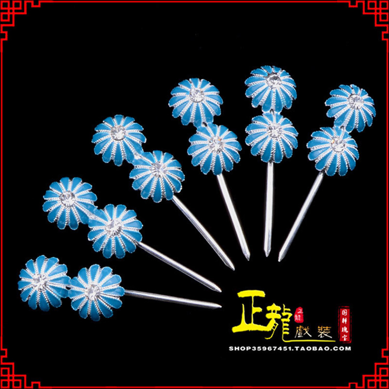 麻江头面泡子旦角化妆头饰 仿点绸泡子