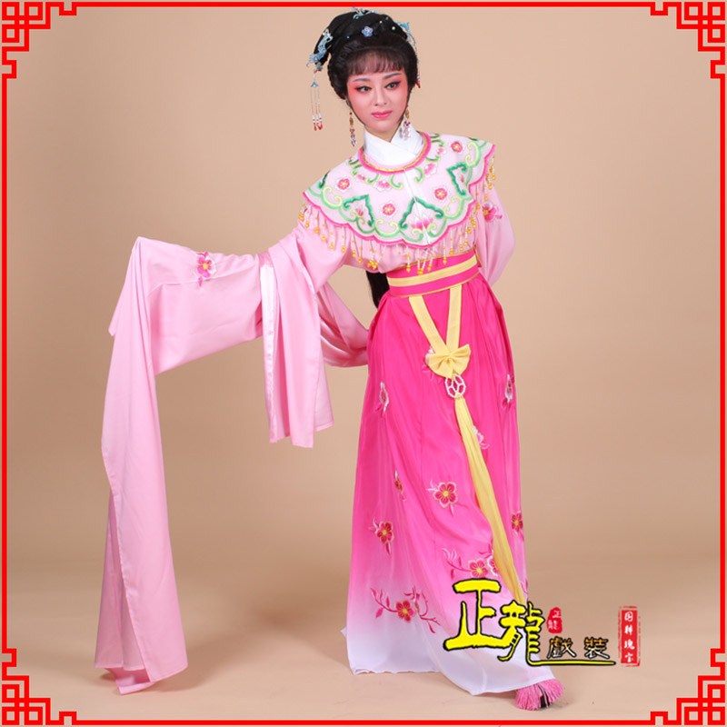 麻江水袖青衣练功花旦服 梅花古装衣