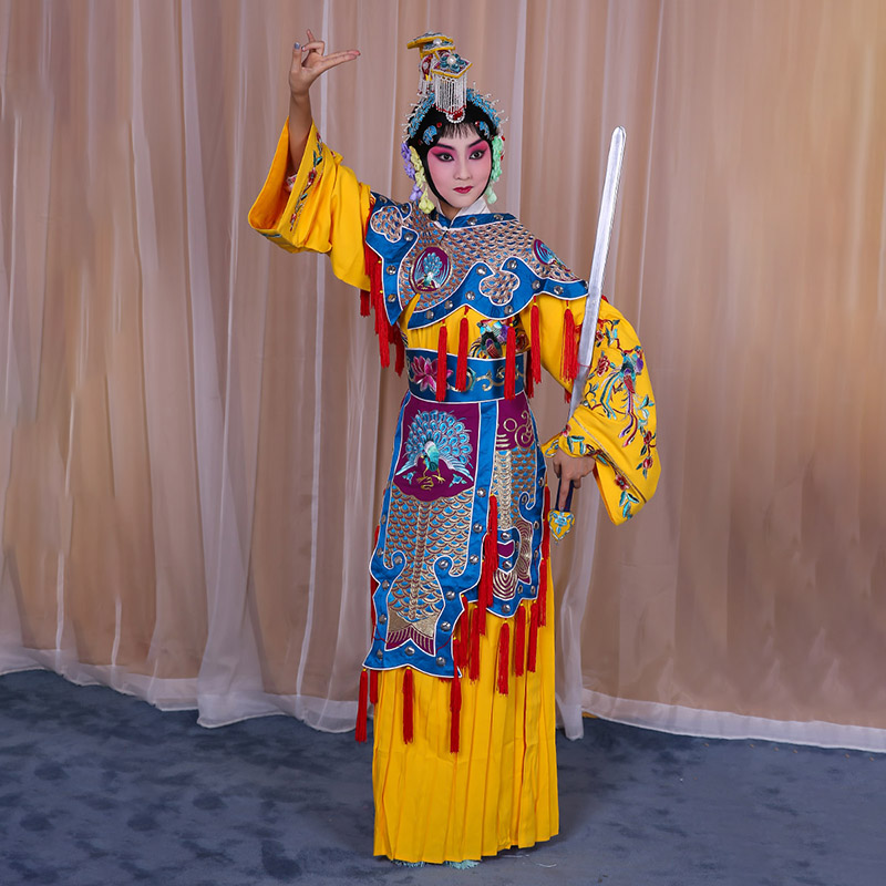 麻江霸王别姬虞姬服 软绉别姬服